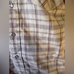 Levi's PLAID WESTERN PEARL SNAP UP SHIRT SLIM FIT MEDIUM VINTAGE 1990's Photo 4