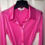 Ro & De  Anthropologie NEW pink long sleeve belted mini dress size xs Photo 1