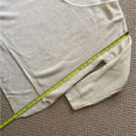 White Fox Boutique White Fox Oversized Relaxed Fit White Chunky Knit Sweater Small/Medium Photo 11