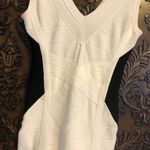 Bebe white and black bandaid dress XS Photo 2