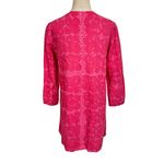 VINTAGE Marimekko Zip Front Shift Smock Dress in Tarha Pattern Sz:40/US12 1960s Pink Size 12 Photo 5