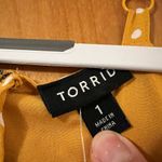 Torrid  Yellow White Polka Dots Dot Babydoll Tank Top Shirt Sleeveless Size 1 NWT Photo 6