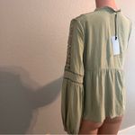 Newbury Kustom  SHIRT BELL SLEEVE BLOUSE XL SAGE GREEN FALL RELAXED FIT  NWT #154 Photo 12