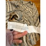 MINKPINK Women XS Kimberley Ra Ra Gray White Stripe Ruffle frayed Y2K Mini Skirt Photo 7