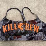 Kill Crew Gray Camouflage Sports Bra Orange Size M Photo 2