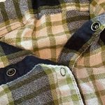 Free People  We the Free Pacific Dawn Plaid Snap Front Shirt Medium Photo 4