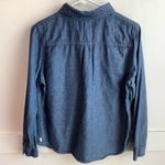 Toms Blue Polka Dot Button Up Long Sleeve Shirt Photo 1