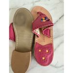 Jack Rogers  Pink Leather Patchwork Sandals Sz 9 Photo 5
