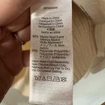 Madewell Hollydene Sweater Women's Size Small Cream Ruffle Shoulder Merino Wool Photo 4