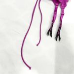 Victoria's Secret NWT  Purple Polka Dot Bow Garter Belt Photo 2