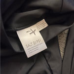 New Salt Gypsy long sleeve turtleneck bikini top solid black size Small Photo 4