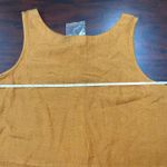 Japna NWT  Mustard Colored Cropped Tank Top Size Medium Photo 4