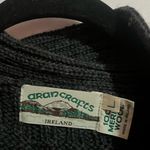 Aran crafts grey merino wool jacket one button Gray Size L Photo 1