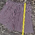 Bettina Riedel New York Women’s M Pink Black Striped Cotton Blend Flowy Shorts Size M Photo 6
