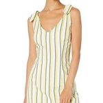 Cupcakes and Cashmere  Marguerite Striped V-Neck Tie Shoulder Mini Dress Photo 0