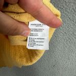 American Eagle  Top Womens Medium Yellow‎ V Neck Ribbed Knit Boho 90s Y2K Preppy Photo 4