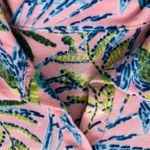 Cuddl Duds Womens Pajama Set Pink Tropical Leaf Print Top Shorts XL Photo 9