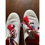 Keds Kate Spade/ Women's White Canvas Sneakers w/tassel sz 7 Photo 2