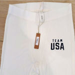 SKIMS NWT!  Team USA Ribbed Ankle Leggings Photo 2