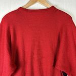 Vtg Regency Collection For Joyce Womens Sweater Sz M Red Black Abstract Sequin Size M Photo 8