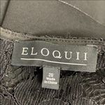 Eloquii  flared fluted sleeve dress lace panel Photo 3