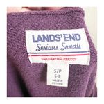 Lands' End Vintage Land’s End Women Purple Crewneck Serious Sweats Sweater Dress Size Small Photo 9