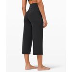 Lululemon Black Align Wide Leg Crop 23" size 4 Photo 2