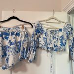 Blue Floral Set Boutique Photo 1