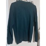 Norton Mcnaughton Vintage  Forest Green Cardigan Sweater Floral Womens Small USA Photo 3