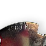 Vintage Sterling Silver Navajo Native American Horse Pony Brooch Signed Verj N. Photo 4