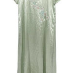 Natori  light green long nightgown floral flower print lightweight size small Photo 0
