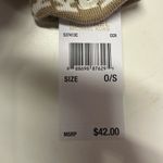 Michael Kors  Logo Monogram Camel Off White MK Knit Gloves Photo 2