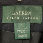 Ralph Lauren Vintage  Navy Blue Double Breasted Wool Blazer Military Sz 4 Photo 3