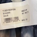 Hippie Love  Women’s Tan & Blue Tie Dye Sleeveless Mini Dress Size M NEW Photo 2