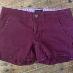 American Eagle maroon 2 Daisy Dukes shortie short Photo 0