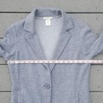 matty m  Single Button 3/4 Rolled Sleeve Knit Blazer Photo 13