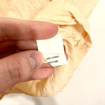 J.Crew  Shirt Women Size XS Blouse 100% Cotton Pale Orange 3/4 Sleeve V Neck Photo 2