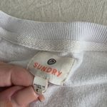 Sundry  Palm Tree Lightweight Crew Sweatshirt 3/L Photo 2