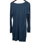 LA Made  Blue Thermal Long Sleeve Dress Size Small New Photo 2