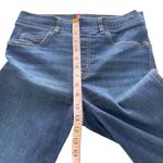 Spanx  Flare Jeans Size Small Midnight Shade Dark Wash Blue Pull On Compression S Photo 14