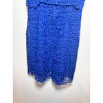 Guess Brand New  Women's Size 4 Blue Solstice Lace Mini Dress Photo 13