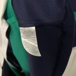 Connected Apparel  Women’s A-line Blue Green Stripe nautical Dress Size 6 Petite Photo 2