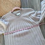 3.1 Phillip Lim  wool & cashmere ribbed mock‎ neck sweater balloon sleeve size L Photo 3