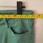 Judy Blue  Teal Green Garment Dyed Straight Leg Jeans Stretchy Women size 9 / 29 Photo 7