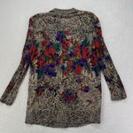 Carole Little Boyfriend Blazer Women's 4 Petite Mixed Floral USA Vtg 90s Size 4P Photo 5
