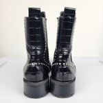 ZARA  Trafulac Studded Combat Moto Ankle Boots Black Slip On Size EU39/US 8.5 Photo 3