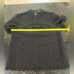 ZARA  Short Ruffle Sleeve sheer top lined bottom blouse Sz s EUC Goth grunge Photo 3