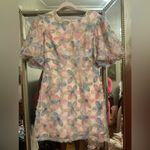 Blush Floral Embroidered Dress Photo 0