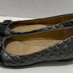 Softspots Quilted Leather Round Toe Slip On Shoes Captoe Buckle‎ Black Gray 6.5 Gray Photo 0