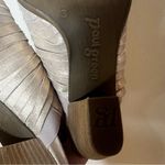 Paul Green  Avery Gold Leather strappy slip on heel mule sandals 3 / US 5.5 Photo 6